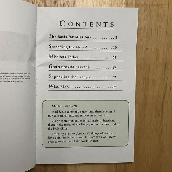 BJU Press Publish Great Things Student Text Basic Principles of Missions - Picture 4 of 10